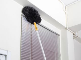 Eco-conscious cleaning for window blinds.